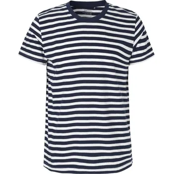 pracovní tričko Neutral Tričko O61001 z bio bavlny, krátký rukáv, pánské COT776101z8804-white/navy XL Bílá/navy pruhovaná