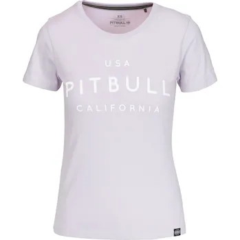Dámské tričko PitBull West Coast - dámské triko USA CAL fialové L