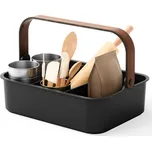 Stohovatelný organizér 35,5x24,5 cm Umbra BELLWOOD - černý/ořechový hnědá