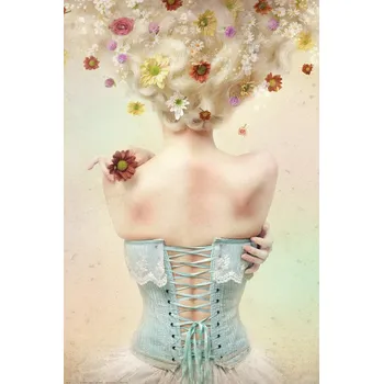 Plakát Plakát, Obraz - Girl of the Flower Garden