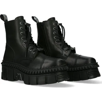 Pánská zimní obuv boty NEW ROCK - CRUST NEGRO - 45