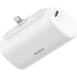 Externí baterie / powerbanka BASEUS Compact - 5000 mAh - 20W - Lightning - bílá