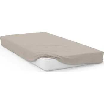 Prostěradlo Bavlněné Jersey prostěradlo SOFT 140x200 cm + 25 cm šedé