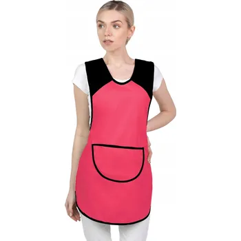 Kuchyňská zástěra XL DÁMSKÁ ZÁSTĚRA KASAK S VÁZÁNÍM GASTRONOMICKÁ OCHRANNÁ Z ELANOBAVLNY 23A