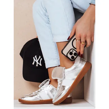 Dámská obuv Sportovní tenisky dámské SNIKAR ZY0641 Barva: Stříbrná, Velikost: 40