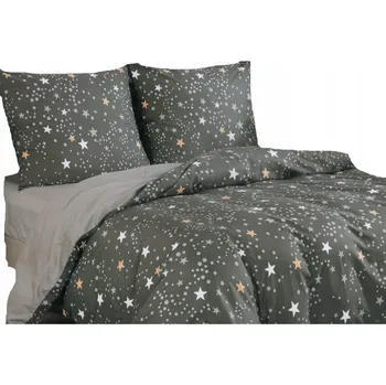 Povlečení POVLEČENÍ 160x200 cm SADA POVLEČENÍ OBOUSMĚRNÉ 100% BAVLNA 3 DÍLNÉ