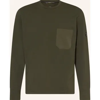 Pánské oblečení Salewa Pánská Mikina Fanes Dry, tmavě zelená, S