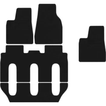 autokoberec Kobercové rohožky Edecor velurové 5 ks