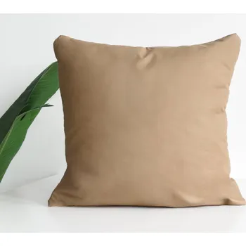 Povlak na dekorativní polštářek XPOSE® Bavlněný povlak na polštář MICHAELA - hnědý 50x50 cm, Bavlna + Prodloužená možnost vrácení zboží do 50 dnů