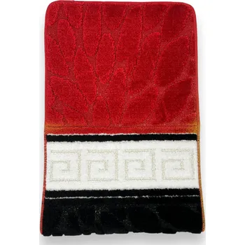 Koupelnová předložka Sareha 1 dílná červená předložka do koupelny Barva: Červená