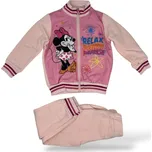 MinnieMouse Dívčí růžová tepláková souprava Minnie Mouse 01 Barva: Růžová, Velikost: 110