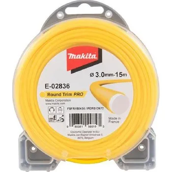 Struna do sekačky Makita Příslušenství - Náhradní struna 3,0 mm, délka 15 m E-02836