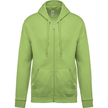 pracovní mikina Kariban Mikina Kariban K479 s kapucí na zip COT20K47912213-lime 3XL Zelená lime