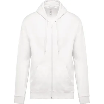pracovní mikina Kariban Mikina Kariban K479 s kapucí na zip COT20K47900104-white XL Bílá