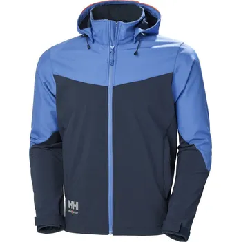 pracovní bunda Helly Hansen Bunda Oxford 74290 s kapucí, 3-vrstvá, softshellová COT594290aik04-navy/stone XL Navy/modrá stone