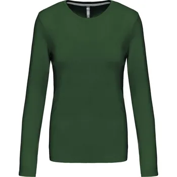 pracovní tričko Kariban Tričko K383, dlouhý rukáv, dámské COT20K38307413-forest gree 3XL Zelená forest