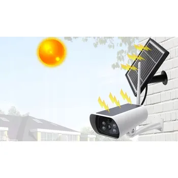 IP kamera EXTERNÍ BEZDRÁTOVÁ WI-FI KAMERA SOLÁRNÍ NAPÁJENÍ VZDÁLENÝ NÁHLED ALARM DETEKCE POHYBU