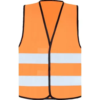 pracovní vesta Korntex Vesta Basic KXVW – Wolfsburg, reflexní COT76KXVW23514-orange Oranžová 4XL