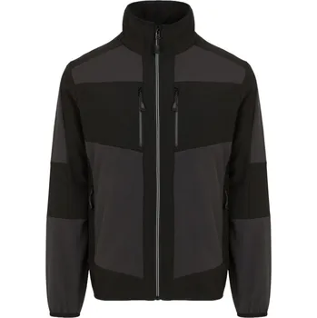 pracovní bunda Regatta Professional Bunda E-volve TRA 753, softshellová COT36A753ad202-ash/black M Ash/černá