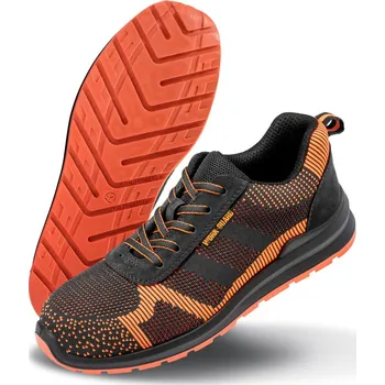 Pracovní obuv Result Obuv Hardy SRA SB R 457X, polobotka s ocelovou špicí COT30457X813h3-black/orang 45 Černá/oranžová