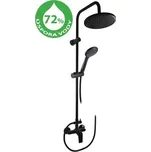 Sprchový systém RAV SLEZÁK Vltava se sprchovým setem černá mat VTE482.5/7CMAT