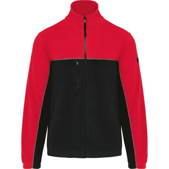 pracovní mikina Kariban Mikina Kariban WK904, fleecová COT20W90481403-black/red L Černá/červená