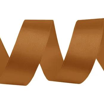 Stuha Atlasová stuha šíře 30 mm POL Varianta: 13 (3197) hnědá koňak, Balení: 27 m