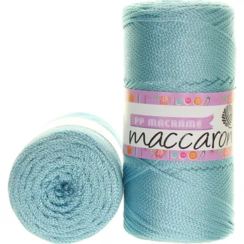 Příze Maccaroni PP Macrame 222 světle modrá