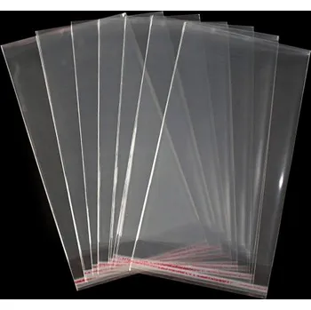 Obalový materiál PP sáček s lepicí klopou 20x50 cm Varianta: transparent, Balení: 100 ks