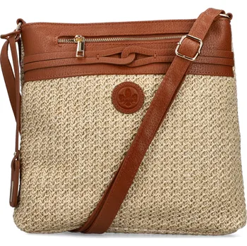 Kabelka DÁMSKÁ KABELKA RIEKER H1519-64 BÉŽOVÁ Barva: BÉŽOVÁ, Velikost: UNI