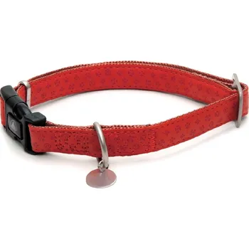 Obojek pro psa Juko Obojek Mylord červená Velikost cm: 20 - 30 x 1 cm
