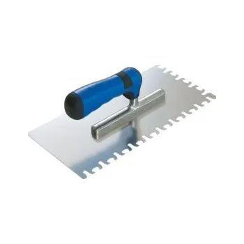 Zednické hladítko SIGMA hladítko na lepidlo s měkkou anatomickou rukojetí, nerez, š: 13 cm, d: 28 cm