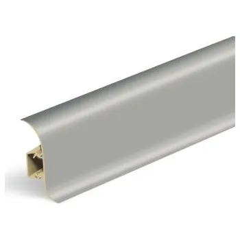 soklová lišta SALAG sp. z o.o. AC AP28 soklová lišta NGF56, PVC šedá, v: 56 mm, š: 23 mm, d: 2,5 m