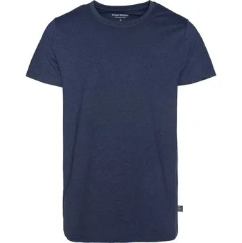 pracovní tričko Pure Waste Tričko TSMB, krátký rukáv, pánské COT74TSMBo5313-navy melang 3XL Melír navy