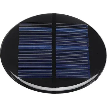solární panel Fotovoltaický solární panel mini 5V/110mA, průměr 90mm