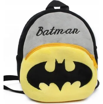 Dětský batoh Batoh pro předškoláka - PLYŠOVÝ DĚTSKÝ BATMAN