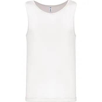 pracovní tričko Kariban Tílko PA441, sportovní, bez rukávu, pánské COT20P44100100-white Bílá XS