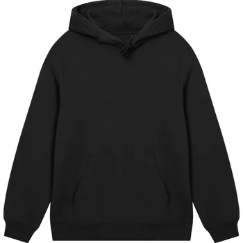 pracovní mikina TRUE BLANKS Mikina s kapucí Essentials Mens Regular Hoodie, pánská COT73838200204-black XL Černá