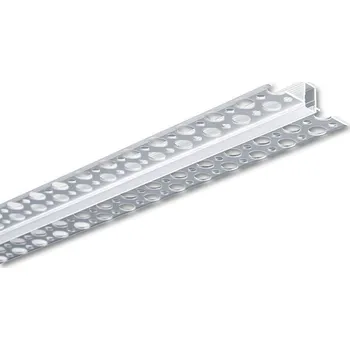 LED páska Vestavný hliníkový profil AL pro sádrokarton, 48x12mm, vč. matného difuzoru, 2m