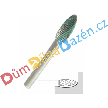 Fréza Optima OPTIMAtools technická fréza plamínková Průměr: 3 mm, Stopka: 3 mm