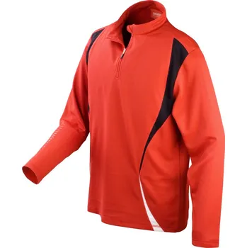 pracovní tričko Spiro Tričko S178X, tréninkové, dlouhý rukáv COT29178X65313-red/black/w 3XL Červená/černá/bílá