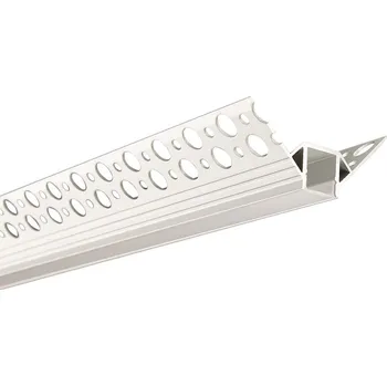 LED páska Rohový hliníkový profil AS pro sádrokarton, 51x23mm, vč. mléčného difuzoru, 2m
