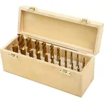 Kvalitní HSS-TiN frézy, 4-břité i 2-břité, 3 - 20 mm, sada 20 ks (TrueTech)