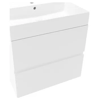 Koupelnový nábytek Koupelnová skříňka s umyvadlem Naturel Verona 60x50x45,5 cm bílá mat VERONA60BMU2bí