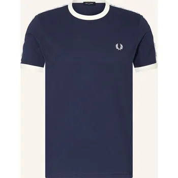 Pánská móda Fred Perry Pánské Tričko, tmavě modrá, XL