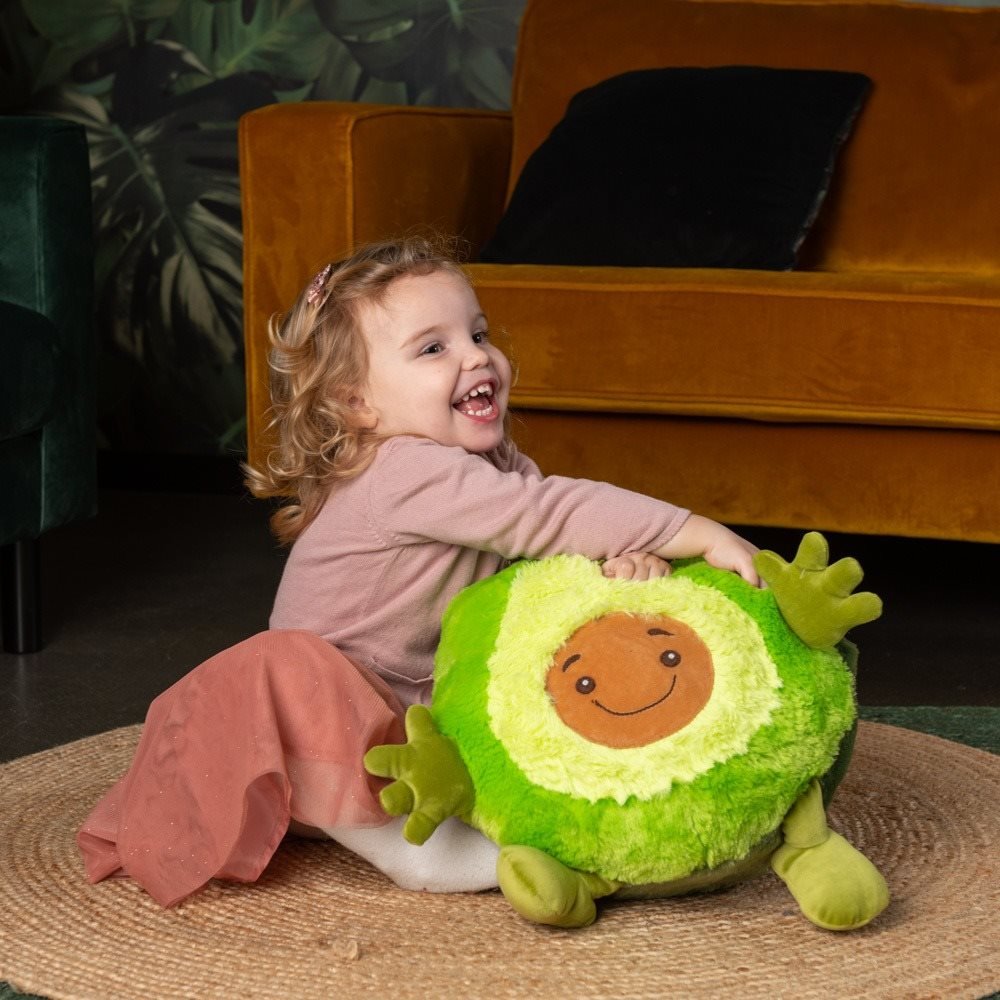 foto Plyšák Cozy Noxxiez Plyšový polštář 3v1 35 cm avokádo