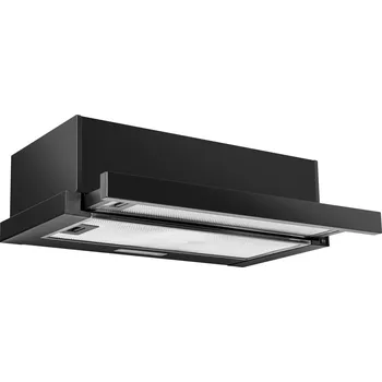 Digestoř Novoterm Odsavač par vestavný Treviso 50 BL, černá mat