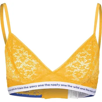 Podprsenka Dámská nevyztužená podprsenka Unlined Triangle QF5196E-YHC - Calvin Klein S