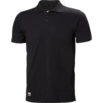 Pánské tričko Helly Hansen Polokošile Classic 79167, krátký rukáv, pánská COT59916700200-black Černá XS