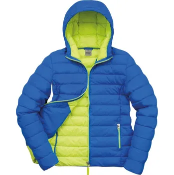 pracovní bunda Result Bunda SnowBird R 194F, prošívaná, zateplená, dámská COT30194Fp8805-ocean blue/ 2XL Modrá ocean/lime zelená